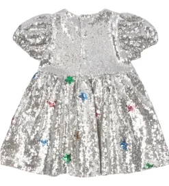 Kjole - Starla Star Dust - Star Sequin Silver|Konges Sløjd Sale