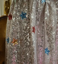 Kjole - Starla Star Dust - Star Sequin Silver|Konges Sløjd Sale