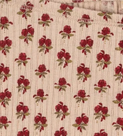 Leggings - Rib - Nia - Ruby Rose m. Hulmønster|Konges Sløjd New