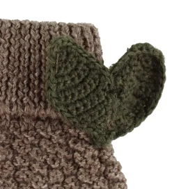 Luffer - Strik - Fruity - Bunny Brown Melange|Konges Sløjd New