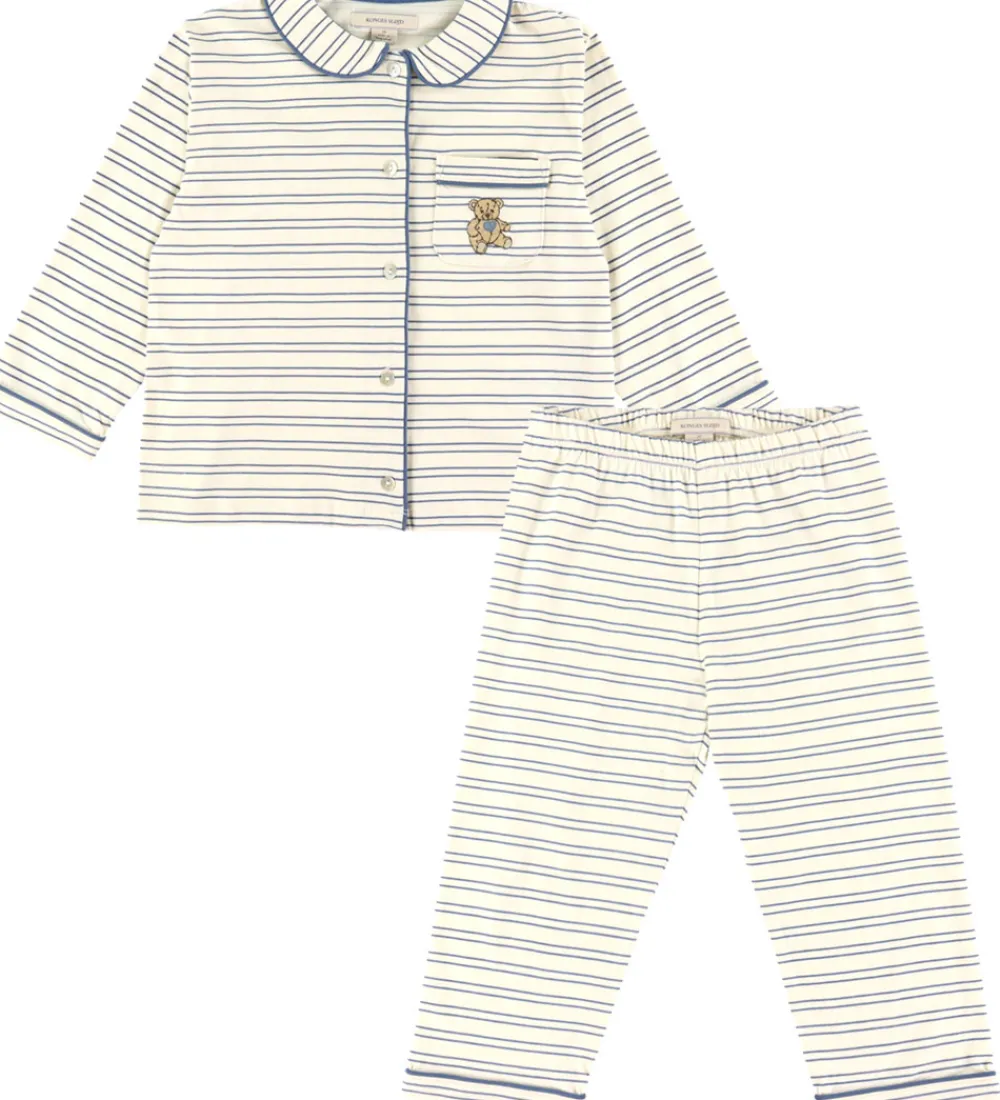 Nattøj - Pio - Indigo Butter Stripe|Konges Sløjd Online