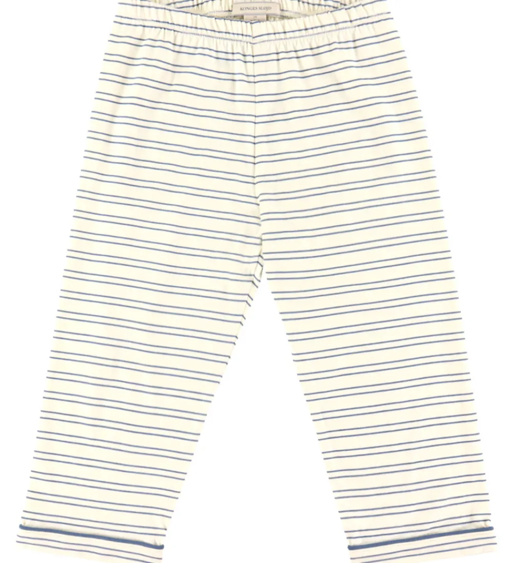 Nattøj - Pio - Indigo Butter Stripe|Konges Sløjd Online