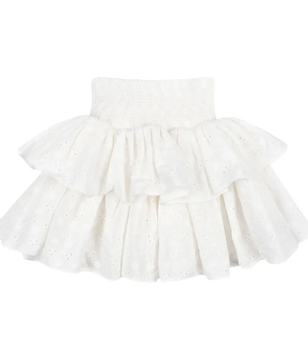 Nederdel - Lacey Smock - Optic White|Konges Sløjd Discount