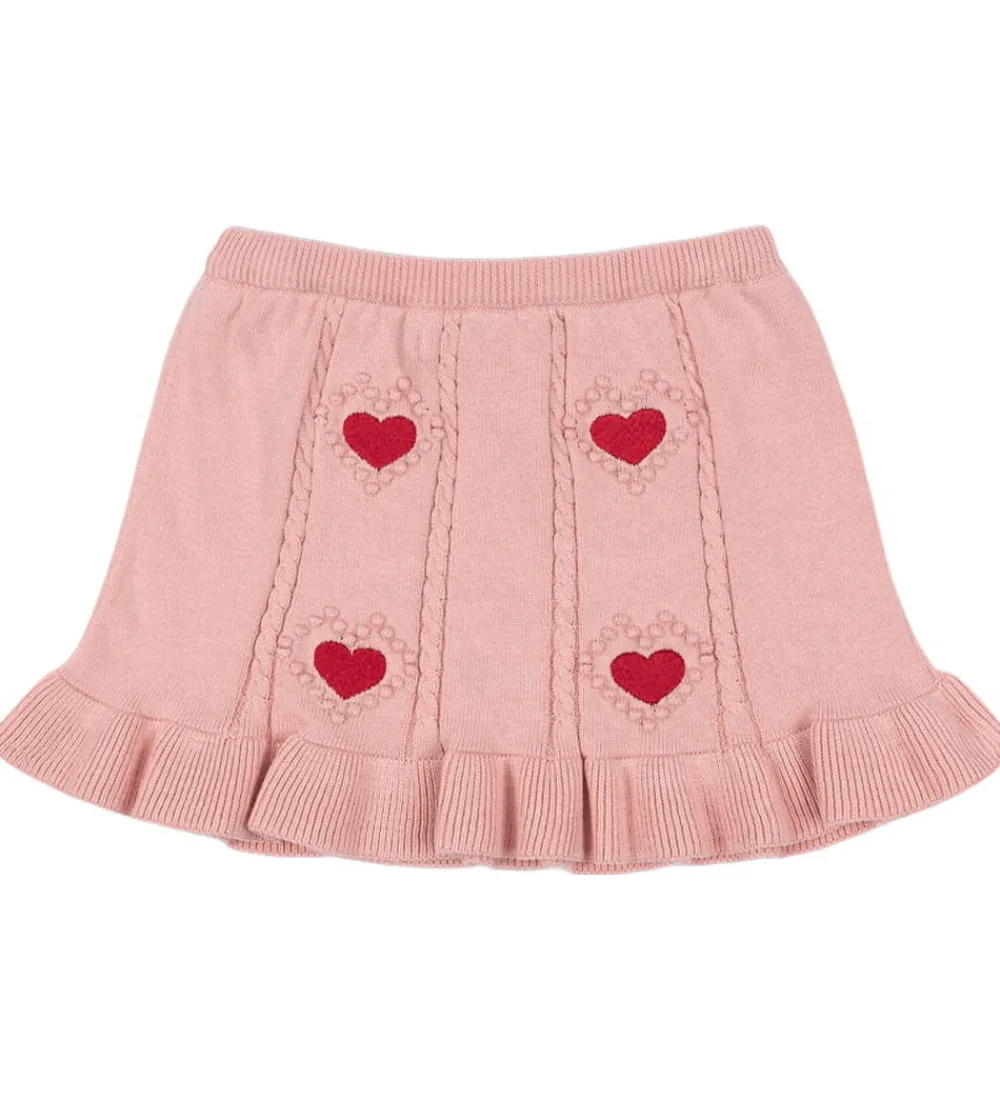 Nederdel - Strik - Soleil - Silver Pink|Konges Sløjd Discount