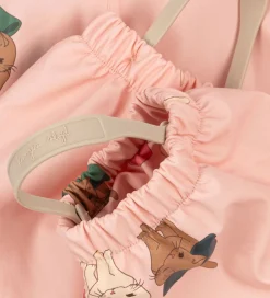 Regntøj m. Seler/Fleece - PU - Palme - Bow Kitty Pi|Konges Sløjd Discount