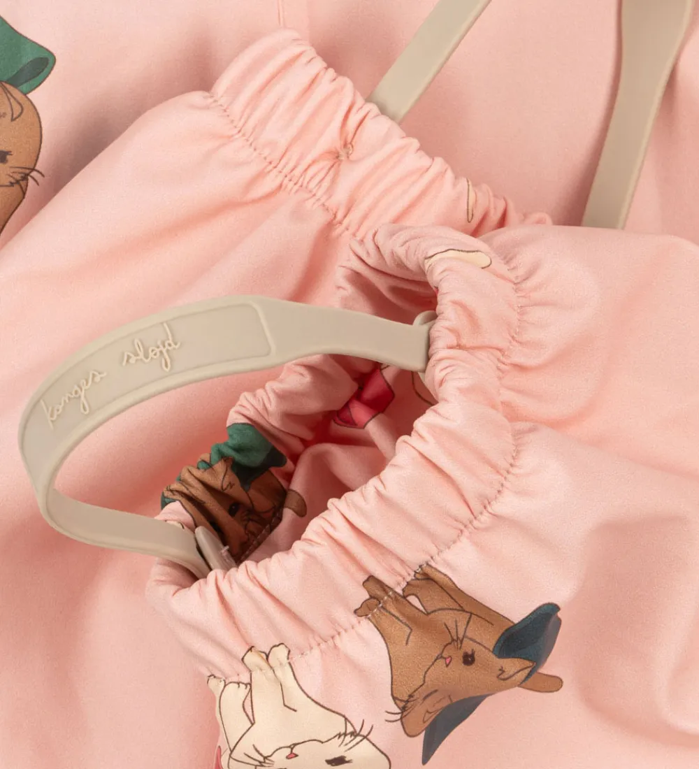 Regntøj m. Seler/Fleece - PU - Palme - Bow Kitty Pi|Konges Sløjd Discount