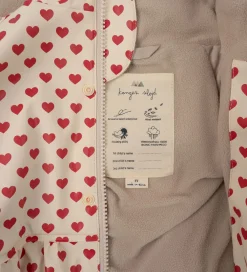 Regntøj m. Seler/Fleece - PU - Rainy Palme - Coeur|Konges Sløjd Discount