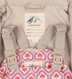 Regntøj m. Seler/Fleece - Palme - Felice Rose|Konges Sløjd Clearance