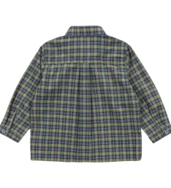 Skjorte - Fløjl - Cara - Laurel Blue Check|Konges Sløjd Sale