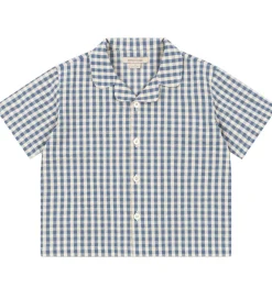 Skjorte - Kim - Captains Blue Check|Konges Sløjd Outlet