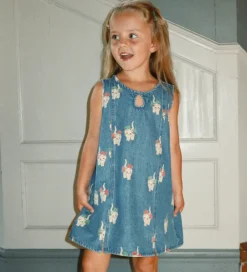 Spencer - Magot - Bow Kitty Denim|Konges Sløjd Online