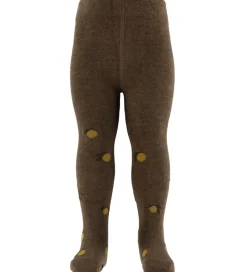 Strømpebukser - 2-pak - Jaquard - Lemon|Konges Sløjd Discount