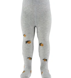 Strømpebukser - 2-pak - Jaquard - Lemon|Konges Sløjd Discount