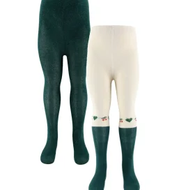 Strømpebukser - 2-pak - Cherry Mix|Konges Sløjd Sale