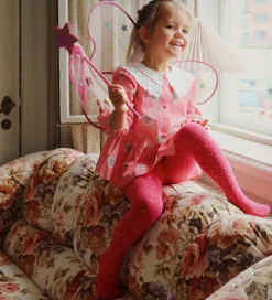 Strømpebukser - Glam - Amour Pink m. Rhinsten|Konges Sløjd Outlet