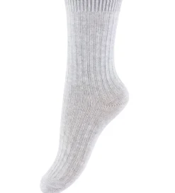 Strømper - 3-pak - Rød/Hvid/Gråmeleret|Konges Sløjd Outlet