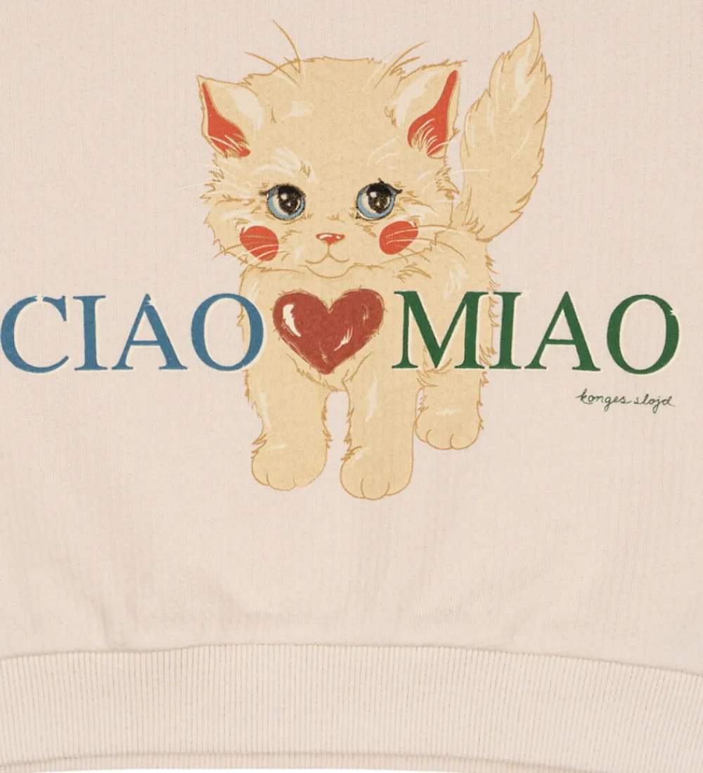 Sweatshirt - Belli - Whisper Pink|Konges Sløjd Best