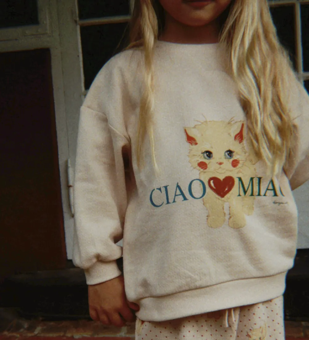 Sweatshirt - Belli - Whisper Pink|Konges Sløjd Best