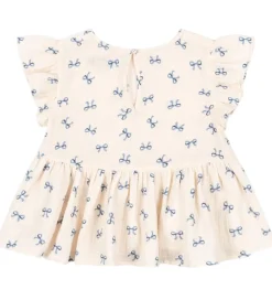 Top - Musselin - Coco - Bow Bleu|Konges Sløjd Sale