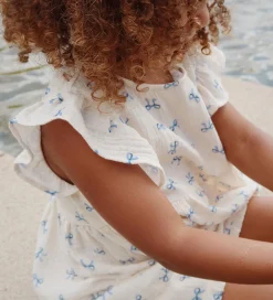 Top - Musselin - Coco - Bow Bleu|Konges Sløjd Sale