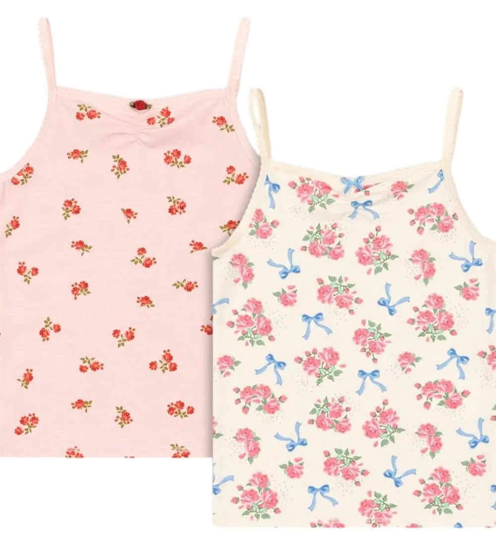 Undertrøjer - 2-pak - Gots - Bella Rosita/Rosa Pink|Konges Sløjd