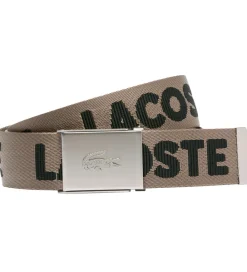 Bælte - Jaquard Webbing - Morel Noir|Lacoste Clearance