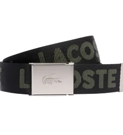 Bælte - Jaquard Webbing - Noir Escadron|Lacoste Sale