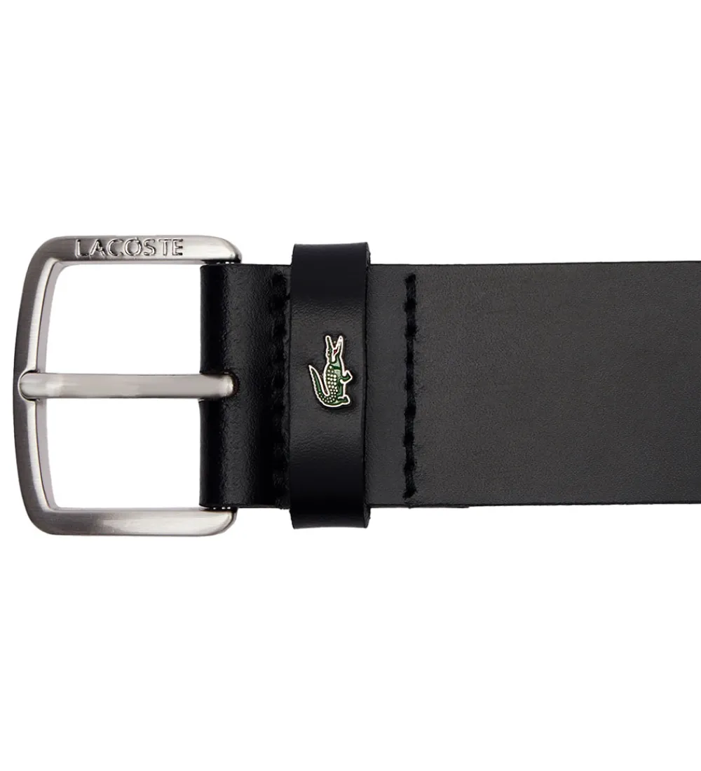 Bælte - Læder - Sort|Lacoste Outlet