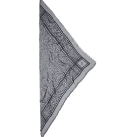 Tørklæde - Triangle Tilda - Swoosh Black/White|Lala Berlin Hot