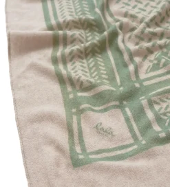 Tørklæde - 162x85 - Triangle Puzzle - Dune/Sage|Lala Berlin Outlet