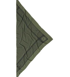Tørklæde - 162x85 - Triangle Trinity - Moss/Asphalt|Lala Berlin Hot