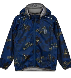 LEGO® Batman Softshelljakke - LWScout 201 - Mørkeblå m. Print|LEGO® Wear Best