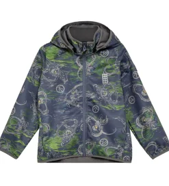 LEGO® Ninjago Softshelljakke - LWSaku 200 - Dark Blue m. Print|LEGO® Wear Outlet