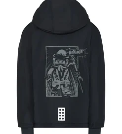 LEGO® Ninjago Vinterjakke - LWJesse 607 - Sort m. Print|LEGO® Wear