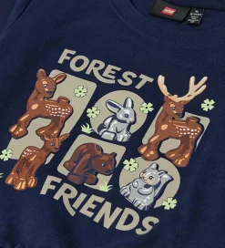 Duplo Sweatsæt - LwSanyu - Mørkeblå m. Dyr|LEGO® Wear