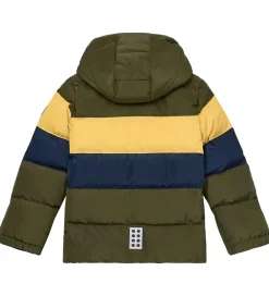 Dynejakke - LWJipe 705 - Yellow/Navy/Army|LEGO® Wear New