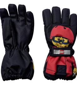Handsker - LWAgan 811 - Sort/Rød|LEGO® Wear Hot