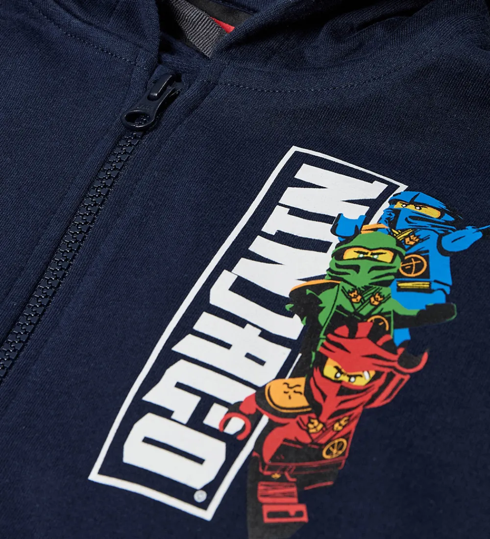 Ninjago Cardigan - LwsAku - Mørkeblå|LEGO® Wear New