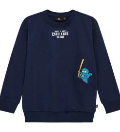 Ninjago Sweatshirt - LwsAku - Mørkeblå|LEGO® Wear Online