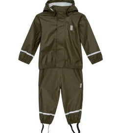 Regntøj m. Seler - PU - LWJivan 200 - Dark Khaki|LEGO® Wear Discount