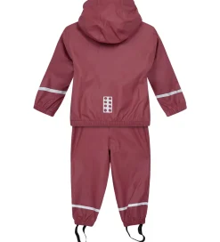 Regntøj m. Seler - PU - LWJivan 200 - Mørk Rosa|LEGO® Wear Discount