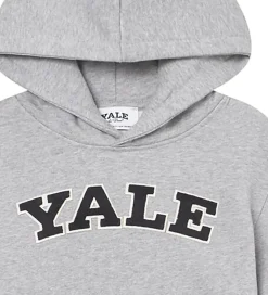 Hættetrøje - Yale - Lys Grå Meleret/Sort|Les Deux Discount