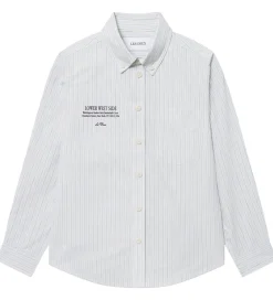 Skjorte - Kent Print Stripe - Xenon Blue|Les Deux Best