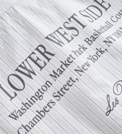 Skjorte - Kent Print Stripe - Xenon Blue|Les Deux Best