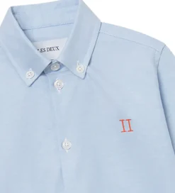 Skjorte - Konrad Contrast Oxford - Light Blue|Les Deux Outlet