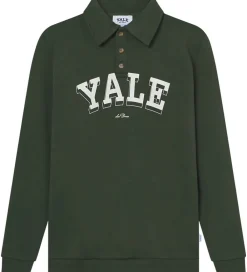 Sweatshirt - Polo - Yale - Grøn/Ivory|Les Deux Online