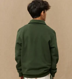 Sweatshirt - Polo - Yale - Grøn/Ivory|Les Deux Online