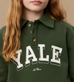 Sweatshirt - Polo - Yale - Grøn/Ivory|Les Deux Online