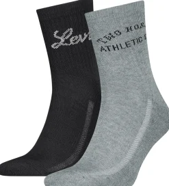 Strømper - 2-pak - Sort/Grå|Levis Discount