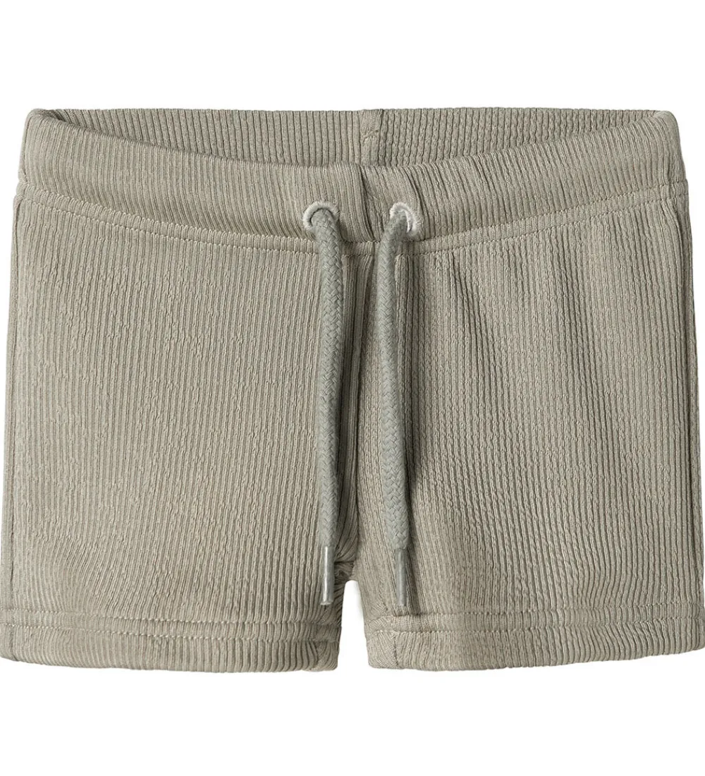 Lil' Atelier Badebukser - Rib - NbmFolo - Forest Fog|Lil Atelier Outlet